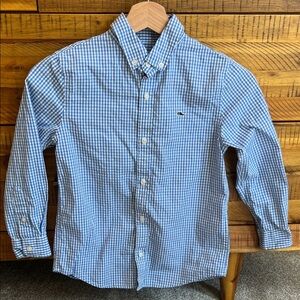 Vineyard Vines Blue Gingham Button-Down Shirt